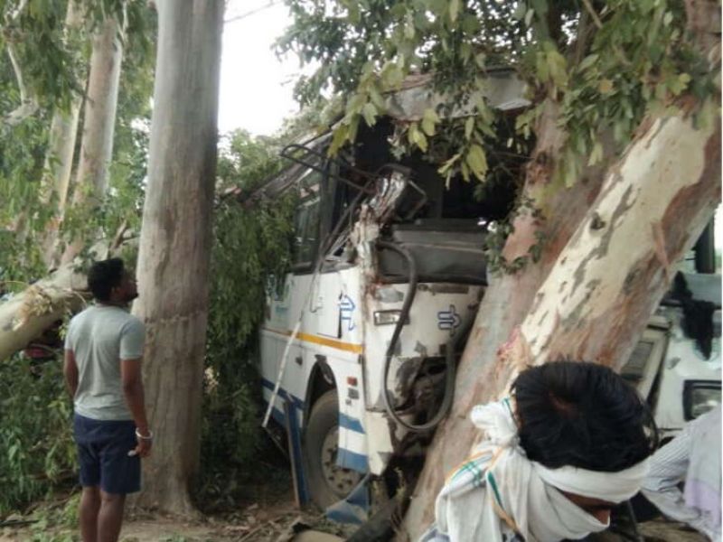 Bus Accident Sriganganagar 