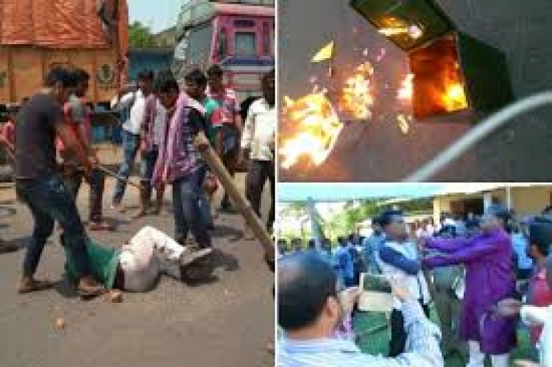 voting for panchayat elections in 20-districts of west-bengal, 6 dead