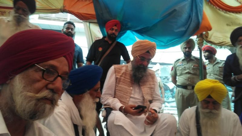 Kultar Singh Sandhwa at Itihas Bachao Sikhi Bachao Morcha