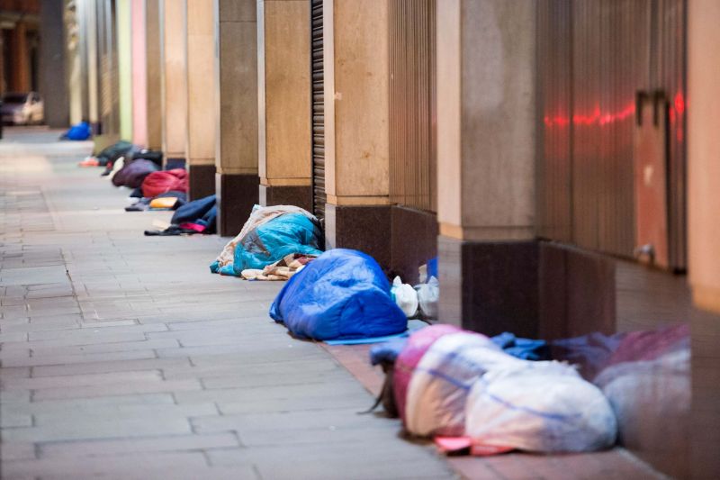 Thousands of people sleep out to support homelessness in UK