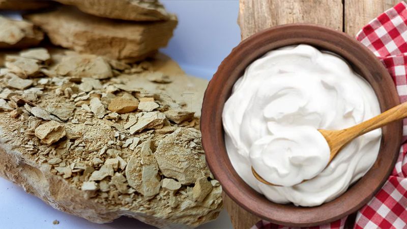 Multani Mitti and Curd