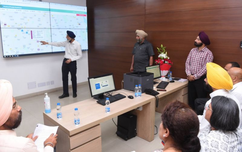 Review Meeting of Transportation Department 