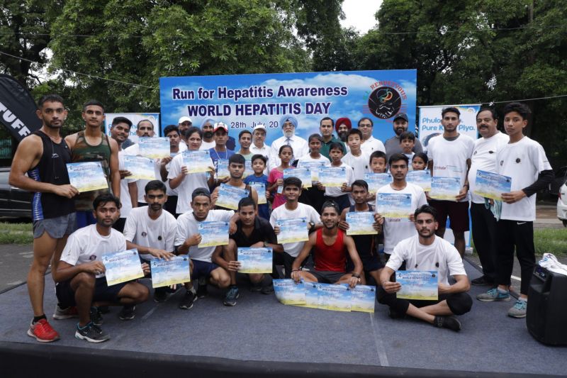 Run for awareness organised by GI Rendezvous on World Hepatitis Day