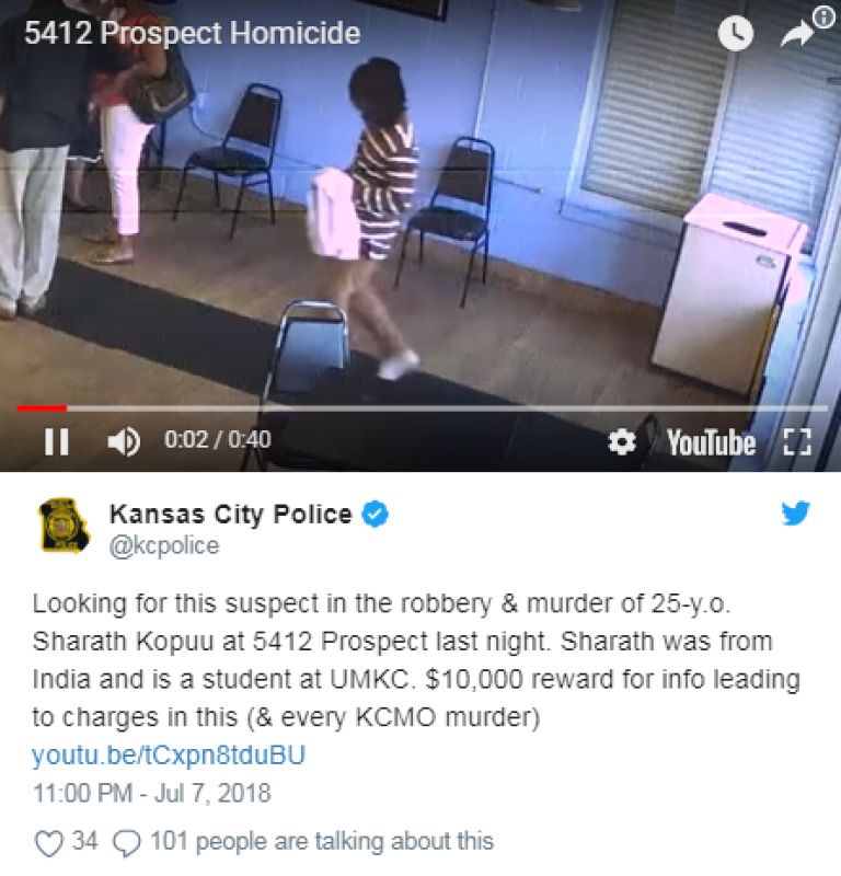 Indian Student Killed in Kansas  Indian Student Killed in Kansas