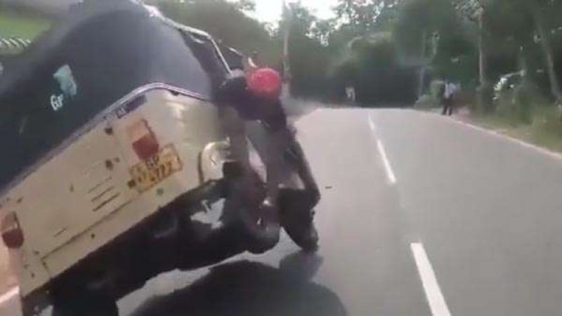 Auto driver changes tyrer