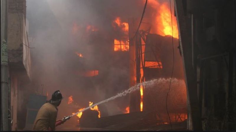 Ludhiana factory in fire
