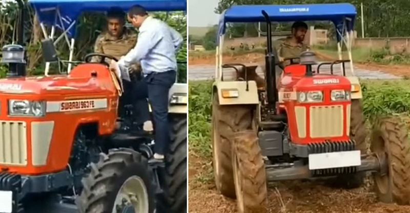 MS Dhoni driving tractor, doing organic farming to get over lockdown blues
