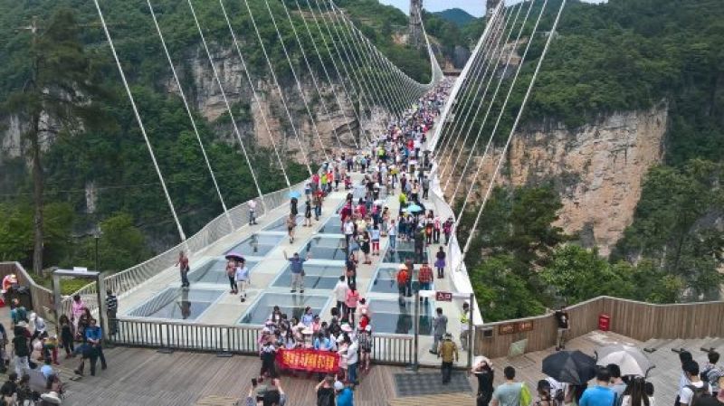 glass bridge