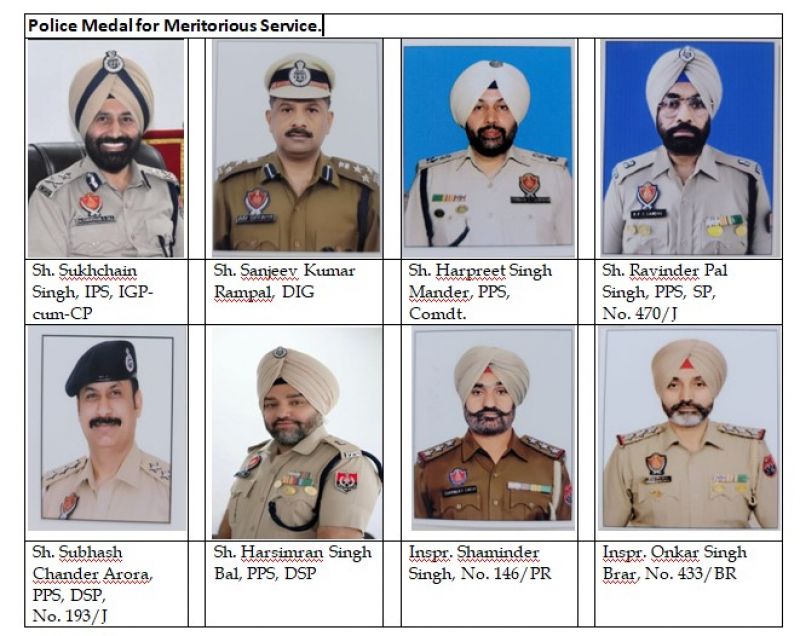 policce medal for meritorious service 