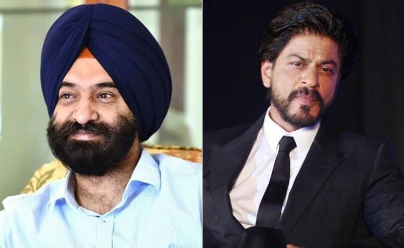 Manjinder Singh Sirsa and Sharukh Khan