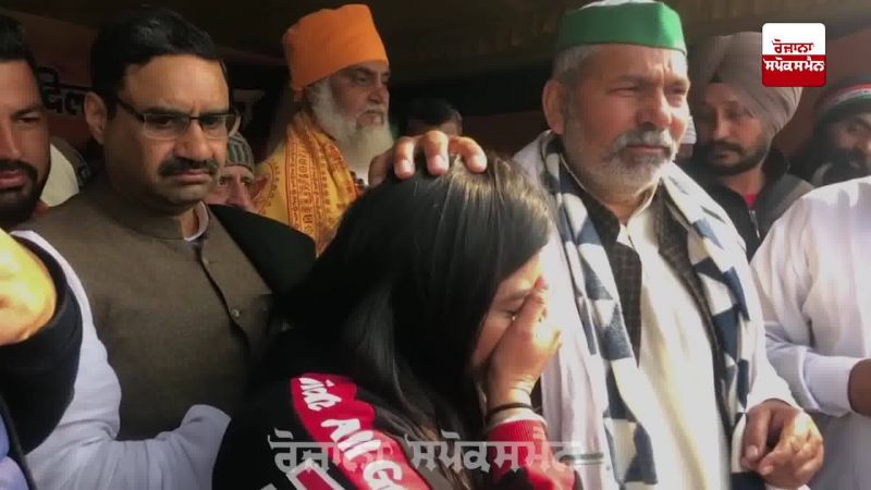 Rupinder Handa at Ghazipur Border