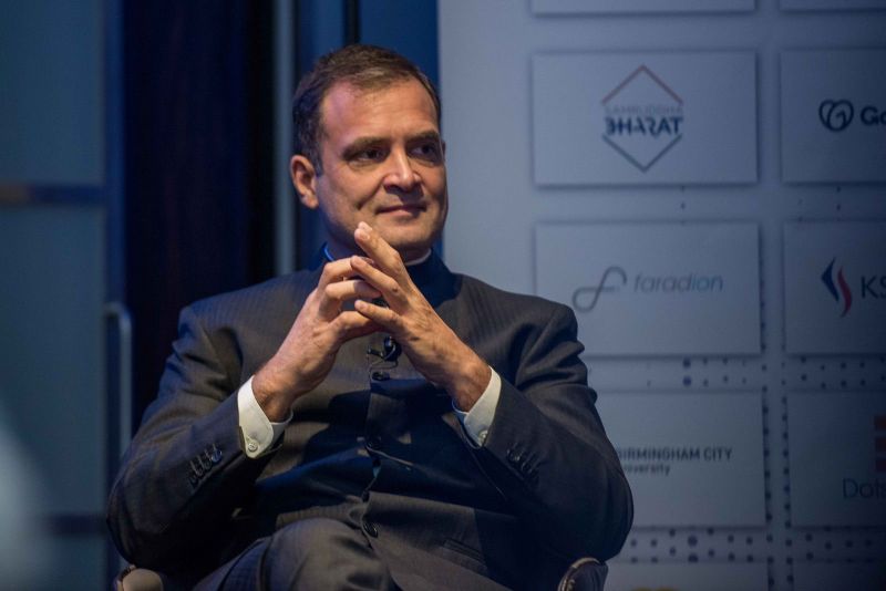 Rahul Gandhi at conclave in London Rahul Gandhi at conclave in London