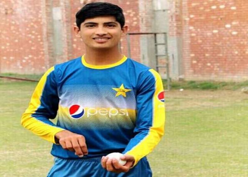 Fast bowler Naseem Shah