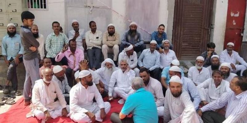 Gurugram mosque People on Strike Gurugram mosque People on Strike