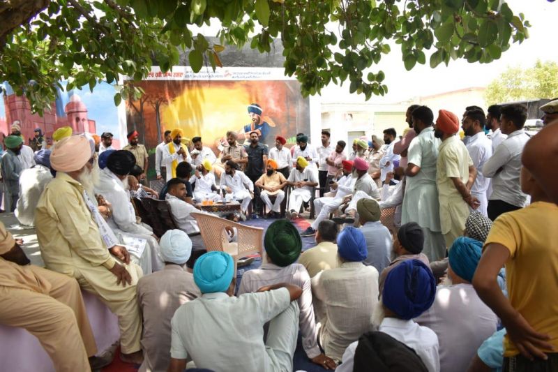 AAP candidate Gurmel Singh started his election campaign with overwhelming support
