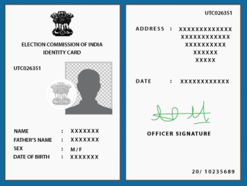 Voter ID Card Voter ID Card