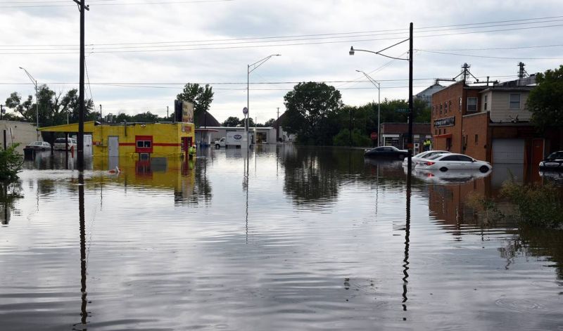 Flooding in villages near Sri Anandpur Sahib