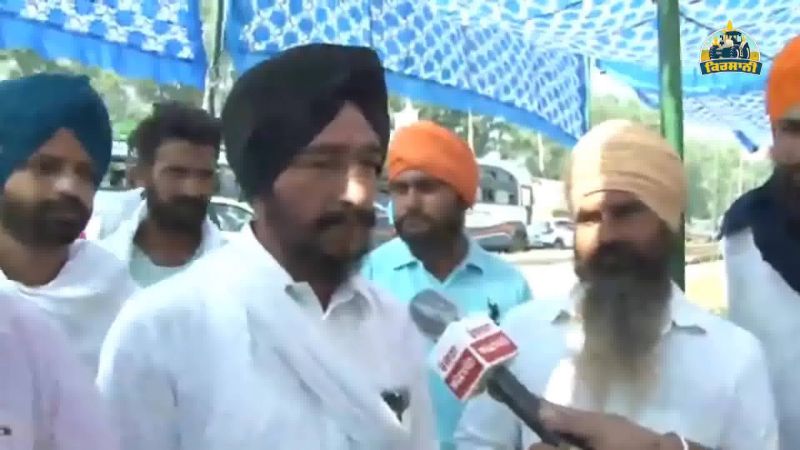 Kisan morcha at Shabhu borde