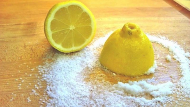 lemon, salt   lemon, salt