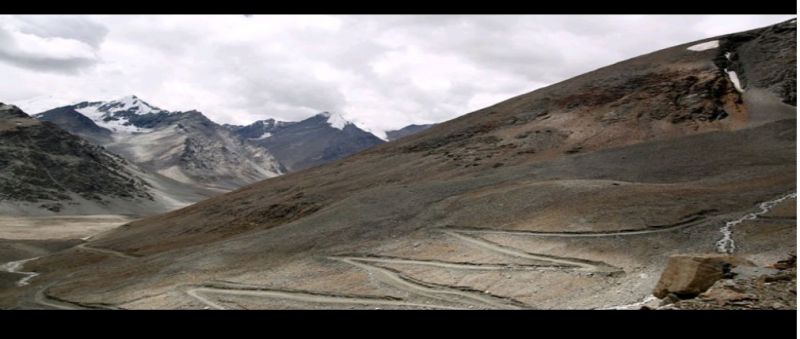 Segment of the constructed road