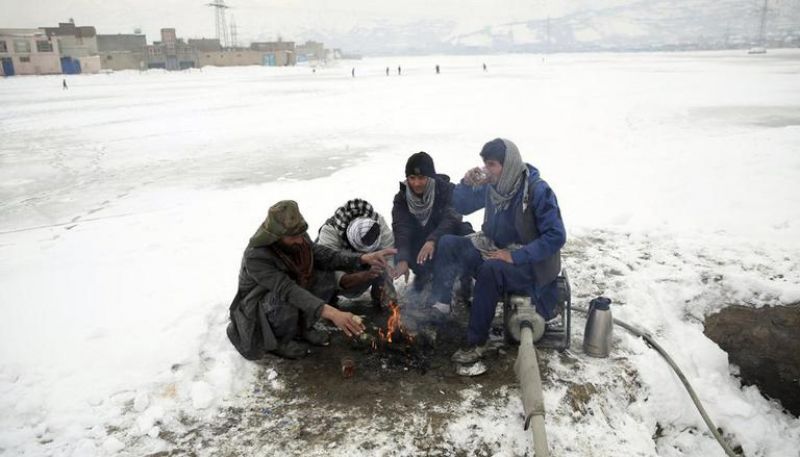 Heavy snowfall in Afghanistan