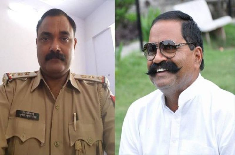  Suspended police inspector, 'Save the BJP leader if he avoids incinerator'