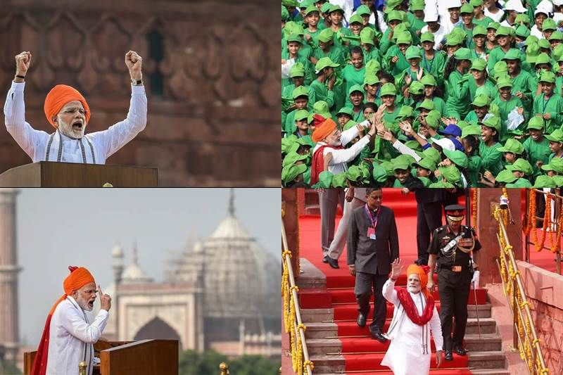 Narendra Modi Independence Day celebrations at Red fort