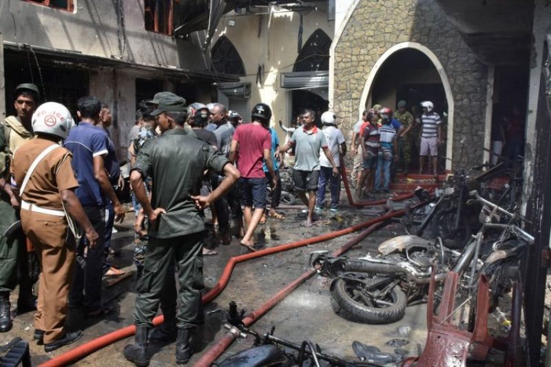  bomb blast in Sri Lanka