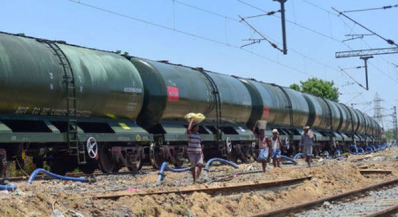  special train of water for Chennai