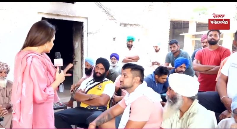 Spokesman di sath at village Badrukhan