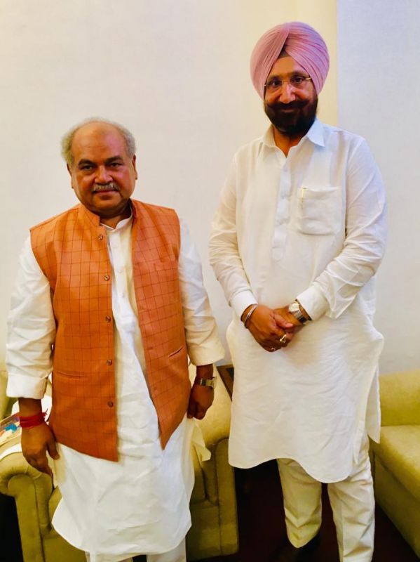 Mr. Narendra Singh Tomar and Sukhjinder Singh Randhawa