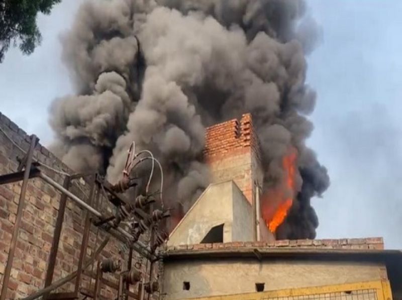  A fire broke out in a pipe factory in Jalandhar