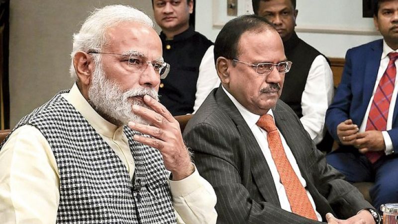PM Narendra Modi and Ajit Doval