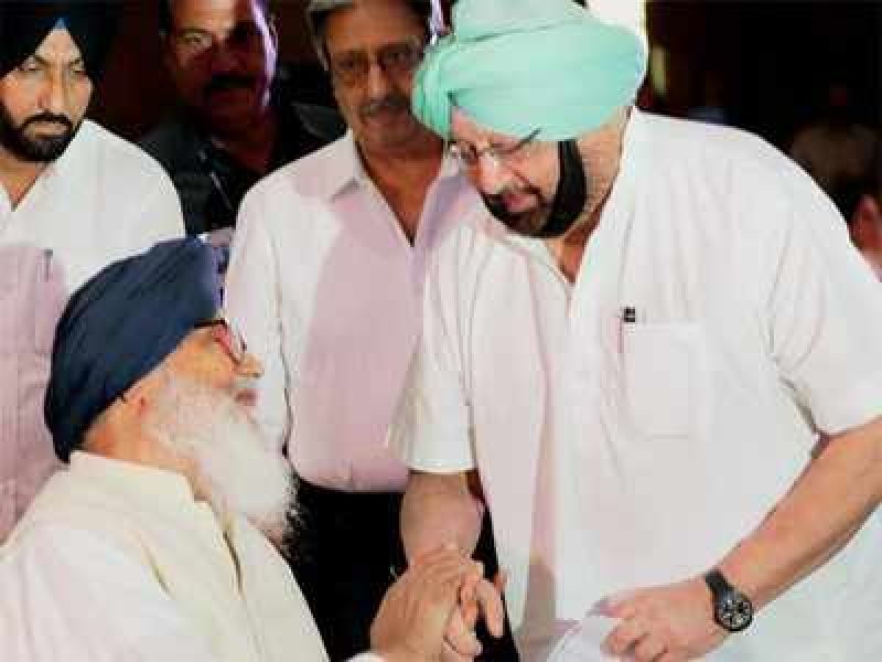 Badal with Captain 