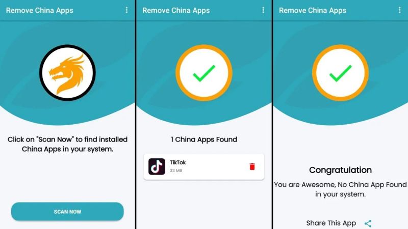Remove China Apps
