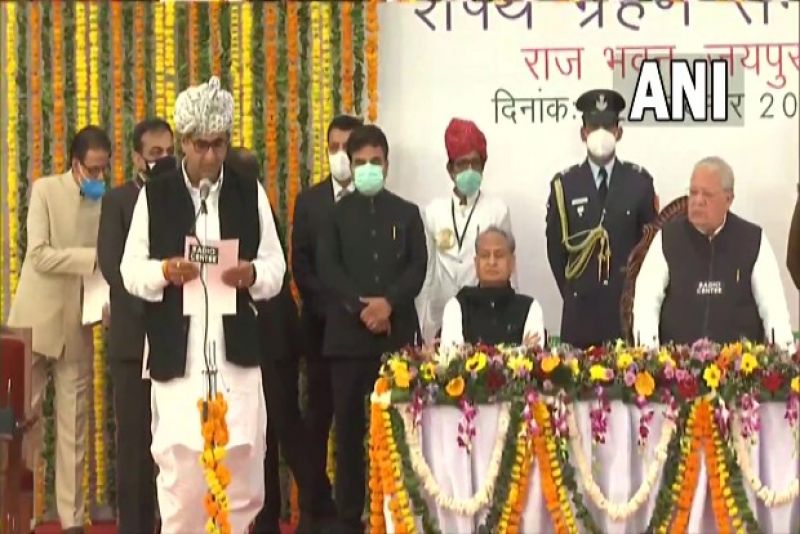  In Rajasthan, 15 MLAs have been sworn in as ministers