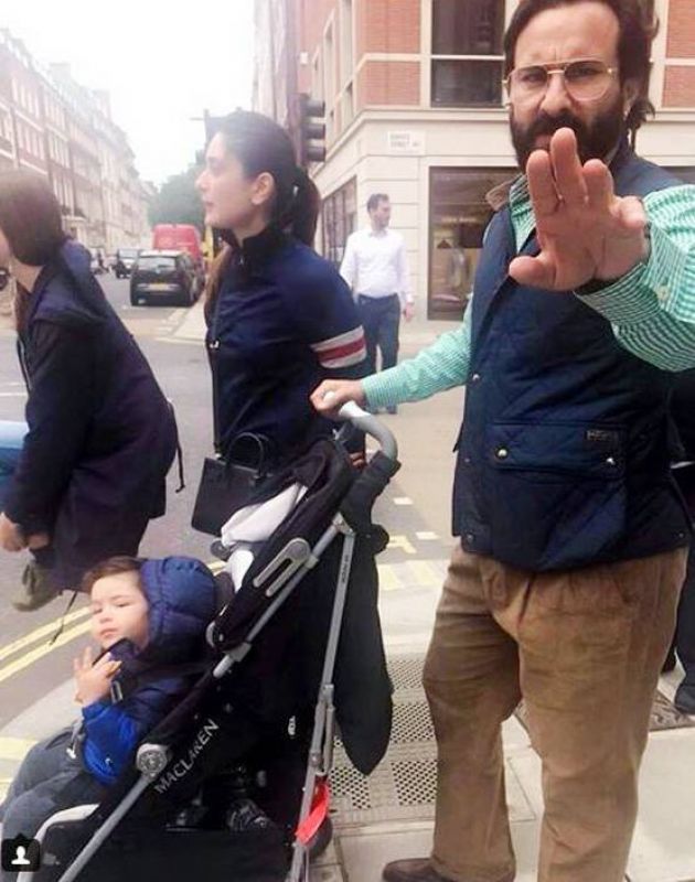 Taimur try to run scooter in London