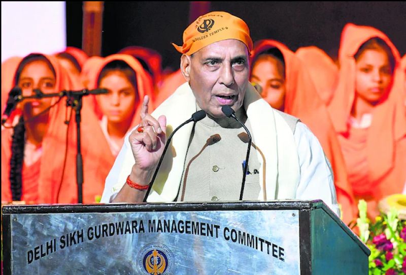 Sikh Ccommunity was not there indias culture would not have been safe Rajnath Singh