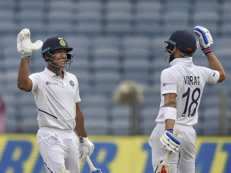 2nd Test : Mayank Agarwal smashes another hundred, India 273/3