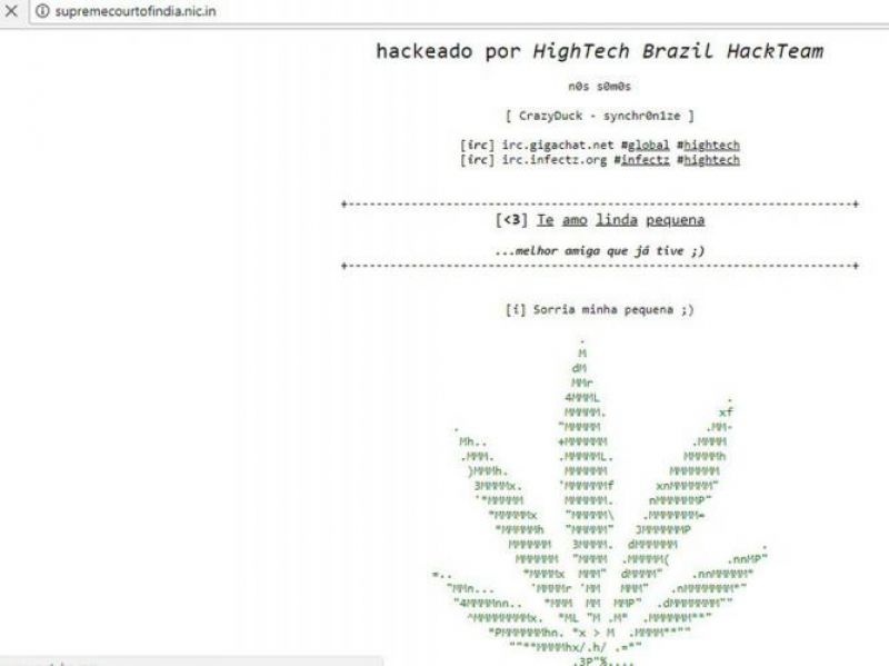 Supreme Court Website Hacked