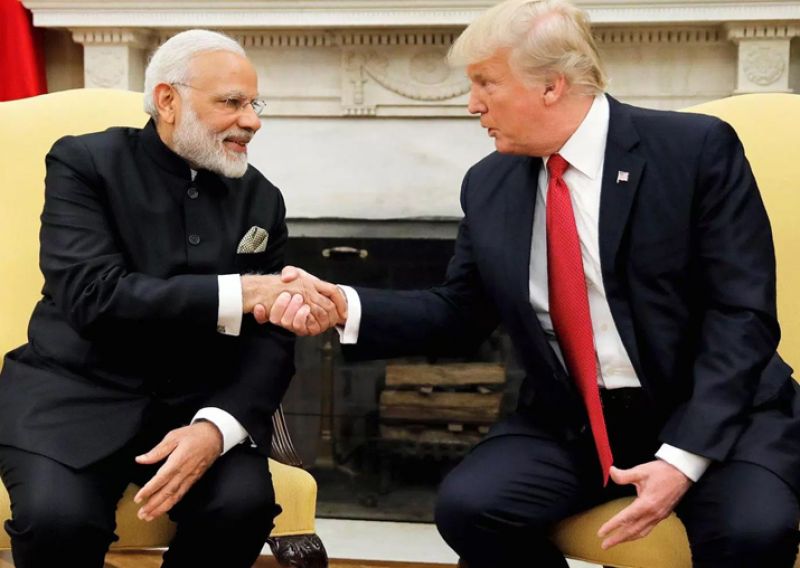 Narendra Modi With Donald Trump
