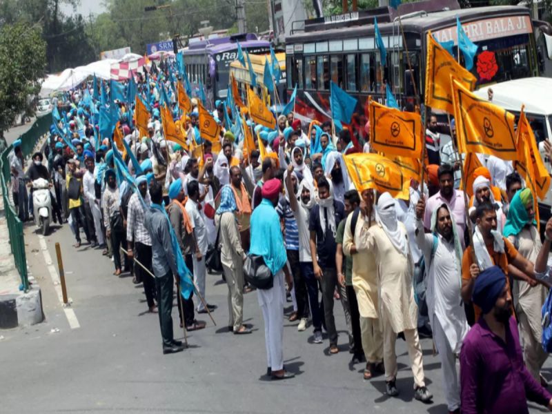Contractual employees of Punjab Roadways, PRTC launch indefinite strike