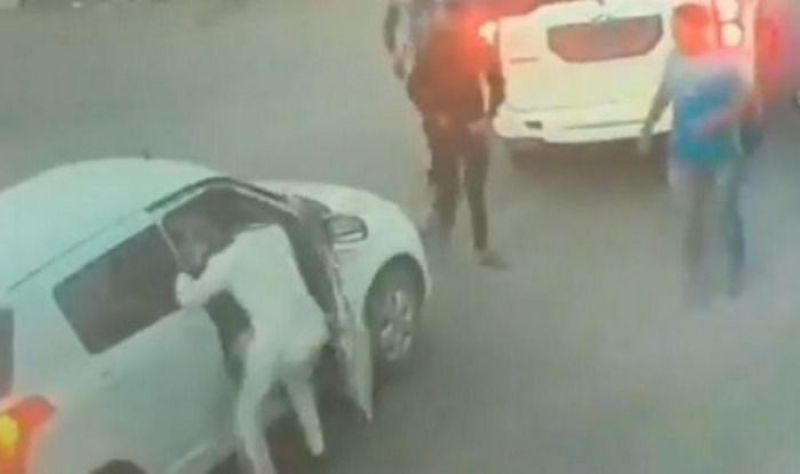 BJP MLA's son beating Man