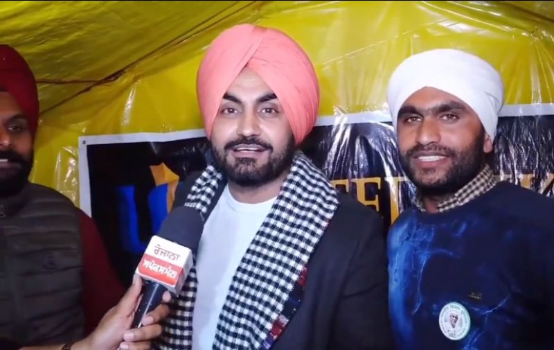 Ravinder Grewal at Ghazipur Border