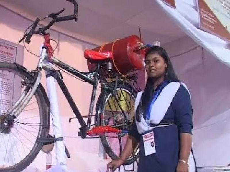 14-year-old girl from Odisha has invented a fuel-free bike
