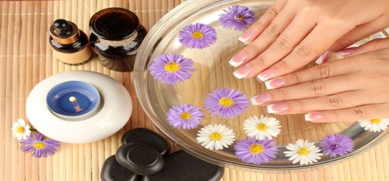 Hot oil manicure