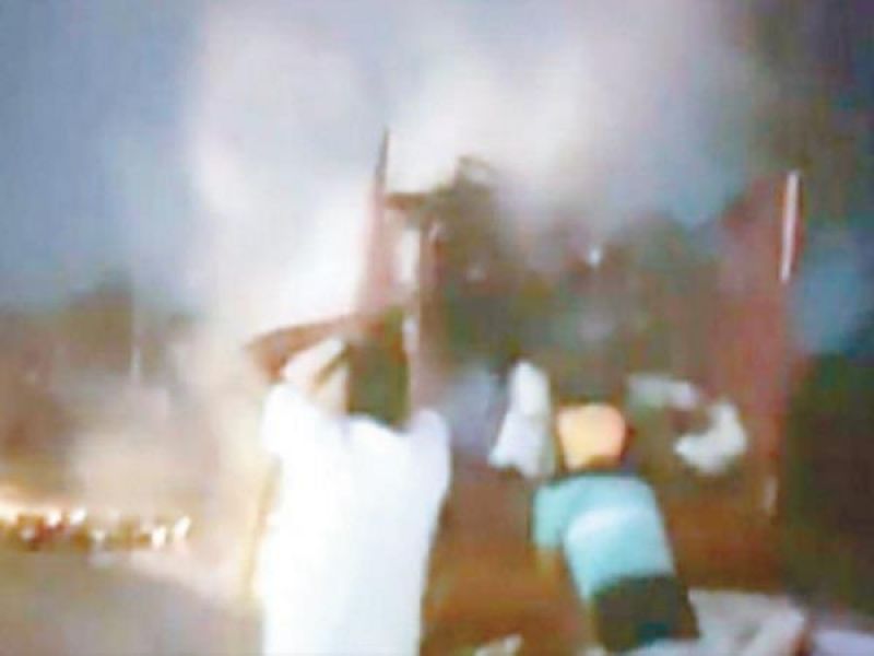 Traumatic death of a truck driver due to electric shock