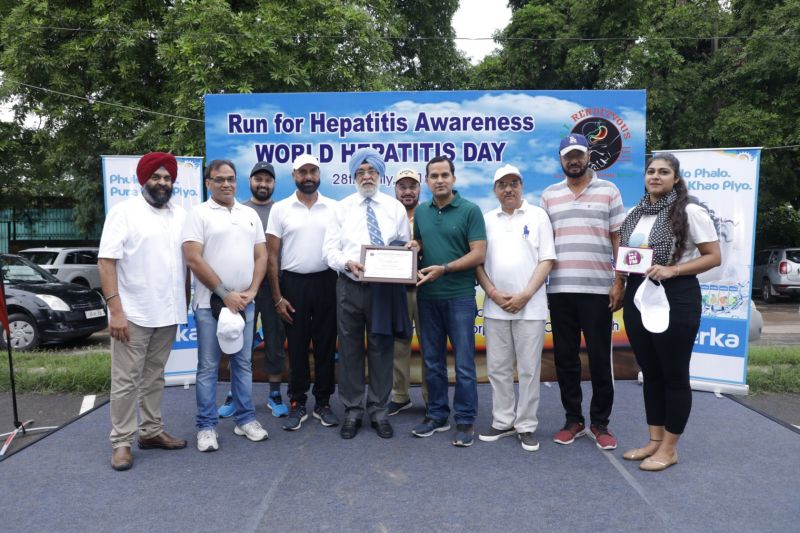 Run for awareness organised by GI Rendezvous on World Hepatitis Day