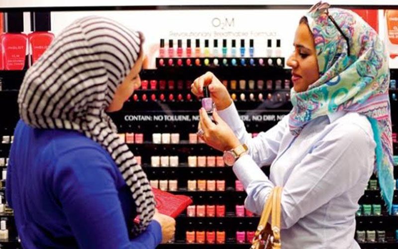 Applying nail polish is non-islamic