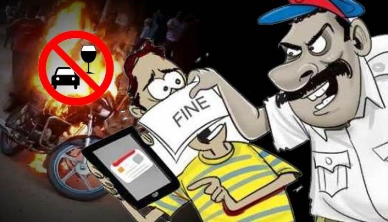 Traffic police issued Challan of 18 thousand rupees, auto driver died